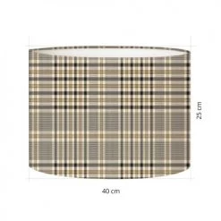 Abat-jours Lampadaires Abat-jour Lampadaire Tartan Debo T 40 X H 27 7 Abat-jours Lampadaires Abat-jour Lampadaire Tartan Debo T 40 X H 27 -Lampadaires || Lustres || Guirlandes et décorations lumineuses Soldes abat jour lampadaire tartan debo t 40 x h 27 2