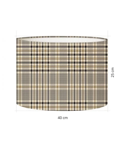 Abat-jours Lampadaires Abat-jour Lampadaire Tartan Debo T 40 X H 27 5 Abat-jours Lampadaires Abat-jour Lampadaire Tartan Debo T 40 X H 27 – Image 3