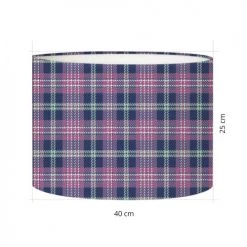 Abat-jours Lampadaires Abat-jour Lampadaire Tartan Franci T 40 X H 27 7 Abat-jours Lampadaires Abat-jour Lampadaire Tartan Franci T 40 X H 27 -Lampadaires || Lustres || Guirlandes et décorations lumineuses Soldes abat jour lampadaire tartan franci t 40 x h 27 2