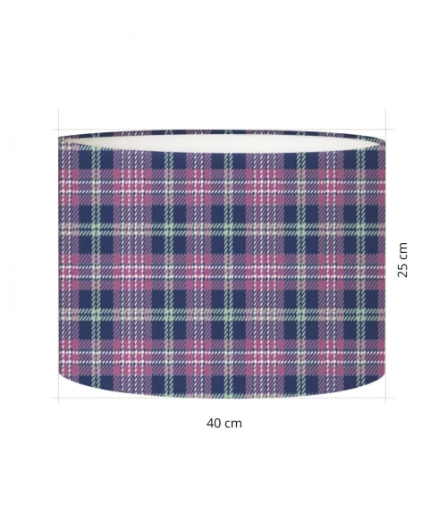 Abat-jours Lampadaires Abat-jour Lampadaire Tartan Franci T 40 X H 27 5 Abat-jours Lampadaires Abat-jour Lampadaire Tartan Franci T 40 X H 27 – Image 3