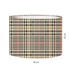 Abat-jours Lampadaires Abat-jour Lampadaire Tartan Harry T 40 X H 27 -Lampadaires || Lustres || Guirlandes et décorations lumineuses Soldes abat jour lampadaire tartan harry t 40 x h 27 2