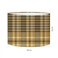 Abat-jours Lampadaires Abat-jour Lampadaire Tartan Joss T 40 X H 27 7 Abat-jours Lampadaires Abat-jour Lampadaire Tartan Joss T 40 X H 27 -Lampadaires || Lustres || Guirlandes et décorations lumineuses Soldes abat jour lampadaire tartan joss t 40 x h 27 2