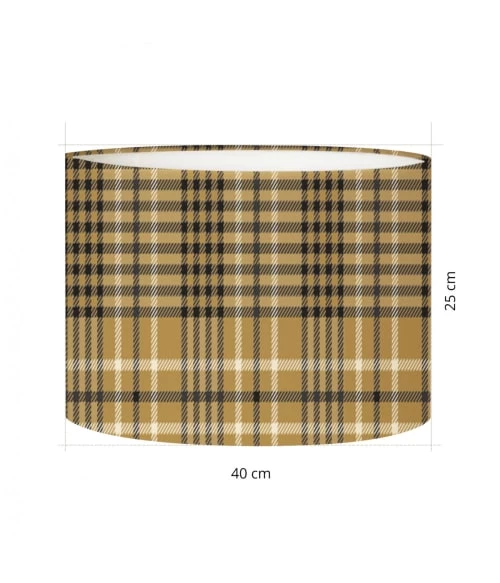 Abat-jours Lampadaires Abat-jour Lampadaire Tartan Joss T 40 X H 27 5 Abat-jours Lampadaires Abat-jour Lampadaire Tartan Joss T 40 X H 27 – Image 3