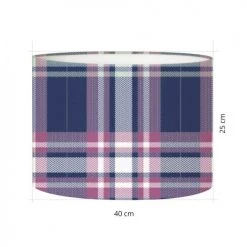 Abat-jours Lampadaires Abat-jour Lampadaire Tartan Lucy T 40 X H 27 7 Abat-jours Lampadaires Abat-jour Lampadaire Tartan Lucy T 40 X H 27 -Lampadaires || Lustres || Guirlandes et décorations lumineuses Soldes abat jour lampadaire tartan lucy t 40 x h 27 2