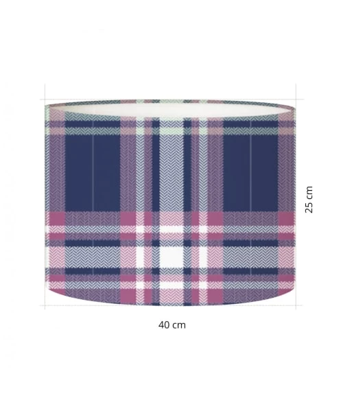 Abat-jours Lampadaires Abat-jour Lampadaire Tartan Lucy T 40 X H 27 5 Abat-jours Lampadaires Abat-jour Lampadaire Tartan Lucy T 40 X H 27 – Image 3