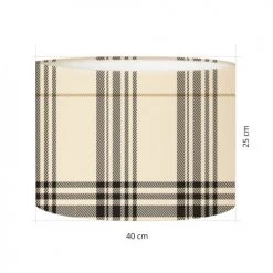 Abat-jours Lampadaires Abat-jour Lampadaire Tartan Sand T 40 X H 27 7 Abat-jours Lampadaires Abat-jour Lampadaire Tartan Sand T 40 X H 27 -Lampadaires || Lustres || Guirlandes et décorations lumineuses Soldes abat jour lampadaire tartan sand t 40 x h 27 2