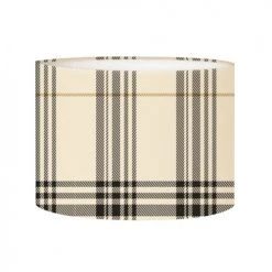 Abat-jours Lampadaires Abat-jour Lampadaire Tartan Sand T 40 X H 27