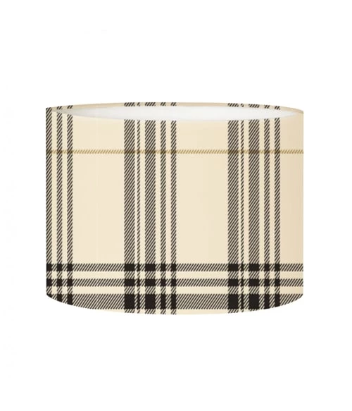 Abat-jours Lampadaires Abat-jour Lampadaire Tartan Sand T 40 X H 27 3 Abat-jours Lampadaires Abat-jour Lampadaire Tartan Sand T 40 X H 27