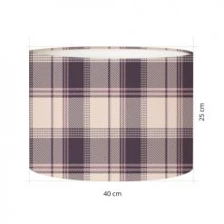 Abat-jours Lampadaires Abat-jour Lampadaire Tartan Timo T 40 X H 27 7 Abat-jours Lampadaires Abat-jour Lampadaire Tartan Timo T 40 X H 27 -Lampadaires || Lustres || Guirlandes et décorations lumineuses Soldes abat jour lampadaire tartan timo t 40 x h 27 2