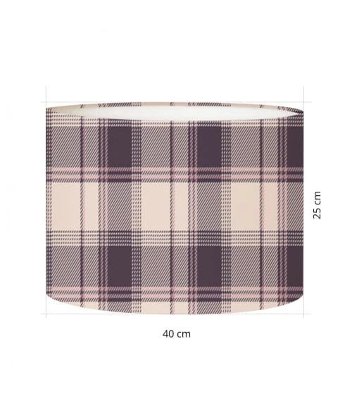 Abat-jours Lampadaires Abat-jour Lampadaire Tartan Timo T 40 X H 27 5 Abat-jours Lampadaires Abat-jour Lampadaire Tartan Timo T 40 X H 27 – Image 3