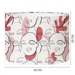 Abat-jours Lampadaires Abat-jour Lampadaire Visage T 45 X H 25 -Lampadaires || Lustres || Guirlandes et décorations lumineuses Soldes abat jour lampadaire visage t 45 x h 25 1