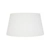 Tosel Lampadaires Abat-jour Tissu Blanc D'ivoire
