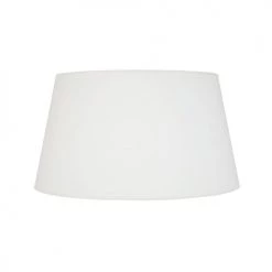 Tosel Lampadaires Abat-jour Tissu Blanc D'ivoire