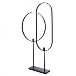 Maisons Du Monde Lampadaires Lampadaire 2 Cerclages En Metal Noir Mat H169