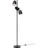 Kare Design Lampadaires Lampadaire 3 Abat-jours En Acier Noir H160