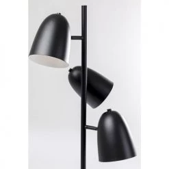 Kare Design Lampadaires Lampadaire 3 Abat-jours En Acier Noir H160 -Lampadaires || Lustres || Guirlandes et décorations lumineuses Soldes lampadaire 3 abat jours en acier noir h160 2