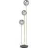 Kare Design Lampadaires Lampadaire 3 Globes En Verre, Acier Doré Et Marbre H176 -Lampadaires || Lustres || Guirlandes et décorations lumineuses Soldes lampadaire 3 globes en verre acier dore et marbre h176