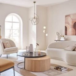 Maisons Du Monde Lampadaires Lampadaire 3 Globes En Verre Et Métal Doré H153 -Lampadaires || Lustres || Guirlandes et décorations lumineuses Soldes lampadaire 3 globes en verre et metal dore h153 1000 9 28 210112 3