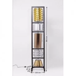 Kare Design Lampadaires Lampadaire 5 Abat-jours En Acier H180 -Lampadaires || Lustres || Guirlandes et décorations lumineuses Soldes lampadaire 5 abat jours en acier h180 3