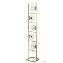 Maisons Du Monde Lampadaires Lampadaire 5 Globes En Verre Et Métal Doré H142