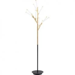 Kare Design Lampadaires Lampadaire 9 Branches En Acier Noir Et Doré H168