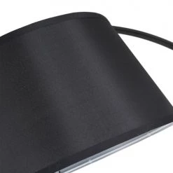 Homcom Lampadaires Lampadaire à Arc Salon Courbée H190 Cm Métal Lin Noir -Lampadaires || Lustres || Guirlandes et décorations lumineuses Soldes lampadaire a arc salon courbee h190 cm metal lin noir 3