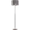 ATHM DESIGN Lampadaires Lampadaire Abat Jour Et Pied Métal Argent -Lampadaires || Lustres || Guirlandes et décorations lumineuses Soldes lampadaire abat jour et pied metal argent 4