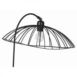 ATHM DESIGN Lampadaires Lampadaire Abat Jour Et Pied Métal Noir -Lampadaires || Lustres || Guirlandes et décorations lumineuses Soldes lampadaire abat jour et pied metal noir 19