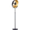ATHM DESIGN Lampadaires Lampadaire Abat Jour Et Pied Métal Noir
