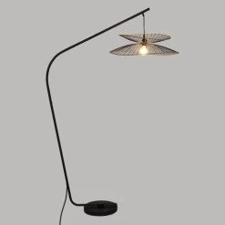 Decoratie Lampadaires Lampadaire Arc Noir H177cm -Lampadaires || Lustres || Guirlandes et décorations lumineuses Soldes lampadaire arc noir h177cm 2
