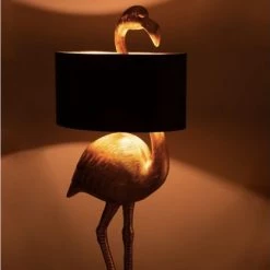 Meubles & Design Lampadaires Lampadaire Art Déco Résine Flamant Rose -Lampadaires || Lustres || Guirlandes et décorations lumineuses Soldes lampadaire art deco resine flamant rose 3