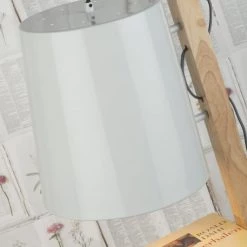 It's About Romi Lampadaires Lampadaire Avec étagères Métal/bois Blanc H168cm -Lampadaires || Lustres || Guirlandes et décorations lumineuses Soldes lampadaire avec etageres metal bois blanc h168cm 5