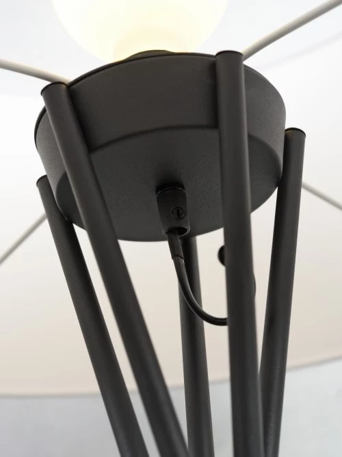 It's About Romi Lampadaires Lampadaire Avec Pieds Noirs Et Abat-jour Blanc H175cm 5 It's About Romi Lampadaires Lampadaire Avec Pieds Noirs Et Abat-jour Blanc H175cm – Image 3