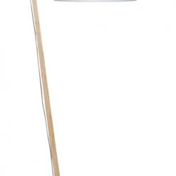 Good & Mojo Lampadaires Lampadaire Bambou Et Lin Naturel H176cm