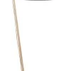 Good & Mojo Lampadaires Lampadaire Bambou Et Lin Naturel Noir H176cm -Lampadaires || Lustres || Guirlandes et décorations lumineuses Soldes lampadaire bambou et lin naturel noir h176cm