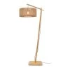 Good & Mojo Lampadaires Lampadaire Bambou/jute H207cm -Lampadaires || Lustres || Guirlandes et décorations lumineuses Soldes lampadaire bambou jute h207cm