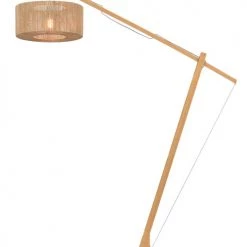 Good & Mojo Lampadaires Lampadaire Bambou/jute H207cm