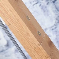 Good & Mojo Lampadaires Lampadaire Bambou/jute H207cm -Lampadaires || Lustres || Guirlandes et décorations lumineuses Soldes lampadaire bambou jute h207cm 4