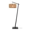 Good & Mojo Lampadaires Lampadaire Bambou/jute Noir H207cm 2 Good & Mojo Lampadaires Lampadaire Bambou/jute Noir H207cm -Lampadaires || Lustres || Guirlandes et décorations lumineuses Soldes lampadaire bambou jute noir h207cm
