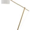 Good & Mojo Lampadaires Lampadaire Bambou/lin Gris H207cm -Lampadaires || Lustres || Guirlandes et décorations lumineuses Soldes lampadaire bambou lin gris h207cm