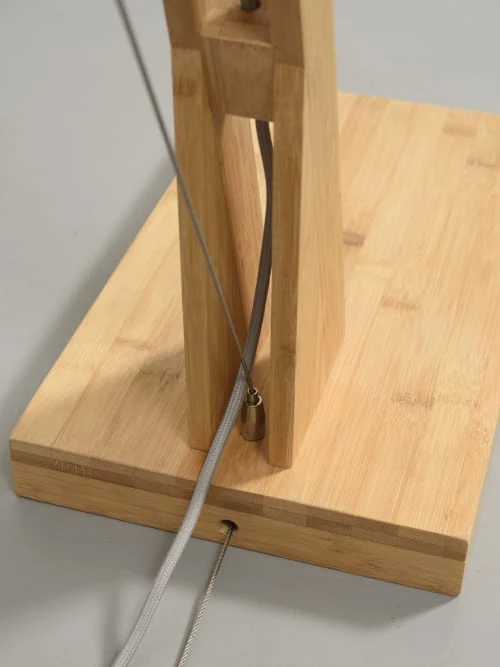 Good & Mojo Lampadaires Lampadaire Bambou/lin Gris H207cm 8 Good & Mojo Lampadaires Lampadaire Bambou/lin Gris H207cm – Image 6