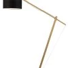 Good & Mojo Lampadaires Lampadaire Bambou/lin Noir H207cm