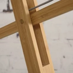 Good & Mojo Lampadaires Lampadaire Bambou/lin Noir H207cm -Lampadaires || Lustres || Guirlandes et décorations lumineuses Soldes lampadaire bambou lin noir h207cm 2