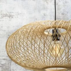 Good & Mojo Lampadaires Lampadaire Bambou Naturel H176cm -Lampadaires || Lustres || Guirlandes et décorations lumineuses Soldes lampadaire bambou naturel h176cm 15