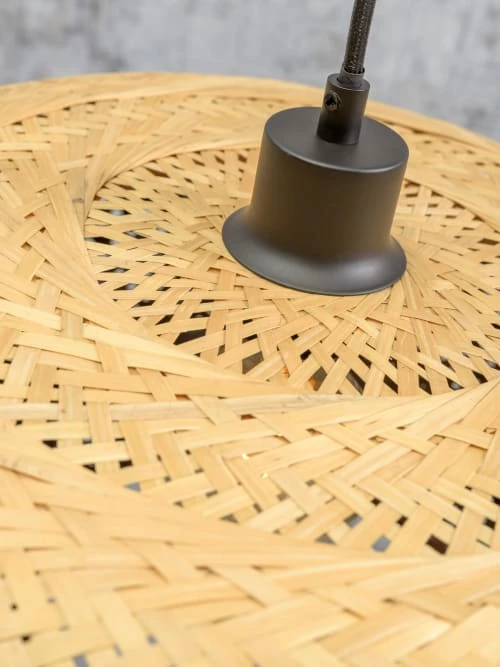 Good & Mojo Lampadaires Lampadaire Bambou Naturel H176cm 6 Good & Mojo Lampadaires Lampadaire Bambou Naturel H176cm – Image 4