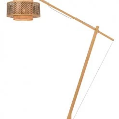 Good & Mojo Lampadaires Lampadaire Bambou Naturel H207cm