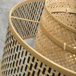 Good & Mojo Lampadaires Lampadaire Bambou Noir H176cm -Lampadaires || Lustres || Guirlandes et décorations lumineuses Soldes lampadaire bambou noir h176cm 4