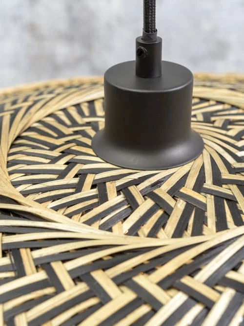 Good & Mojo Lampadaires Lampadaire Bambou Noir H176cm 6 Good & Mojo Lampadaires Lampadaire Bambou Noir H176cm – Image 4