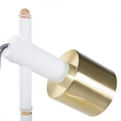 Beliani Lampadaires Lampadaire Blanc -Lampadaires || Lustres || Guirlandes et décorations lumineuses Soldes lampadaire blanc 2