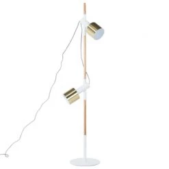 Beliani Lampadaires Lampadaire Blanc